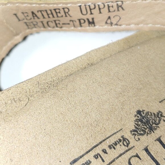 L'Artiste by Spring Step Erice Slingback Sandals Size 10.5/11 Tan Blue - Picture 3 of 9